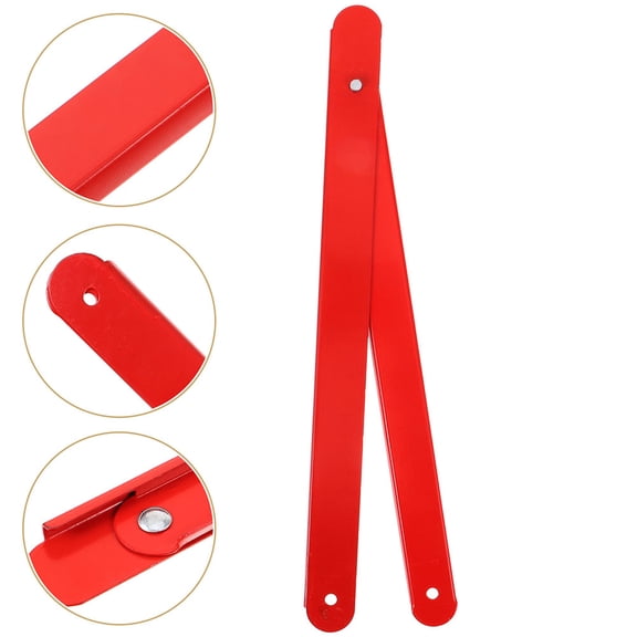 LABSERRON Set of 2 Folding Ladder Hinges Galvanized Steel for Attic Ladders Stability Multi-Purpose Use