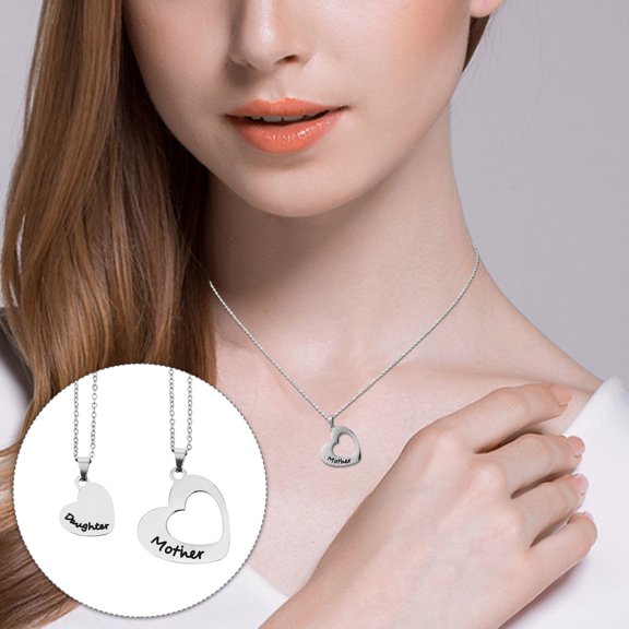 FRCOLOR 2 Pcs Letter Necklace Lightweight