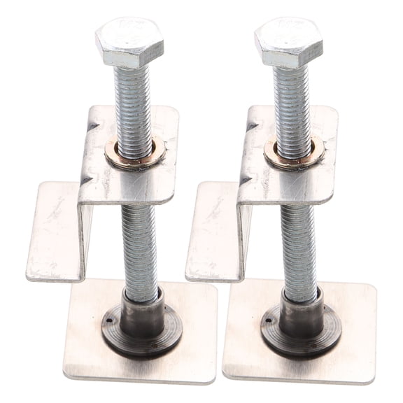 FRCOLOR 2 Pcs Levelling Tile Leveler Parts Elevator 10.00X5.00X5.00CM Silver
