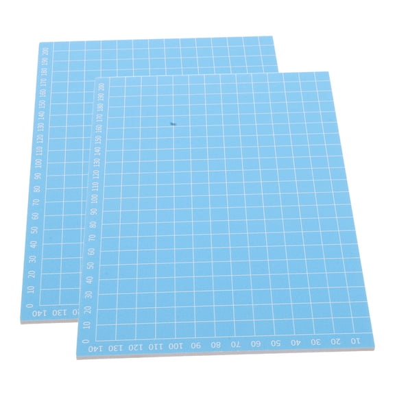 TAILTOSS 2Pcs Blue PVC Linoleum Carving Blocks for DIY Printmaking and Stamp Making