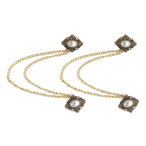 FRCOLOR 2 Pcs Magnetic Clothing Clips Brooch Collar Pin Man Men's