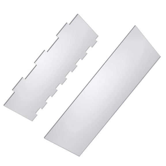 LABSERRON Cream Scrapers Non Stick 2Pcs 11.8x4.7in