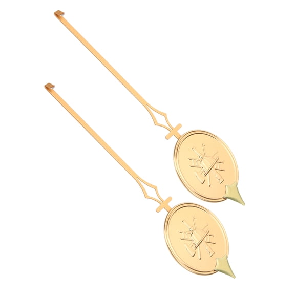 FRCOLOR  2 Pcs Pendulum Replacement for Wall Clocks Mechanical Quartz