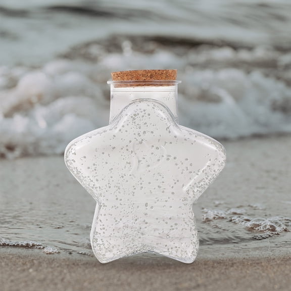 FRCOLOR 2 Pcs Plastic Wishing Bottle DIY Drift Bottle Transparent Wishing Bottle