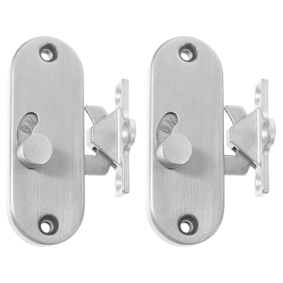 HAKIDZEL Door Latches Hardware Sliding Door Lock Stainless Steel 2Pcs