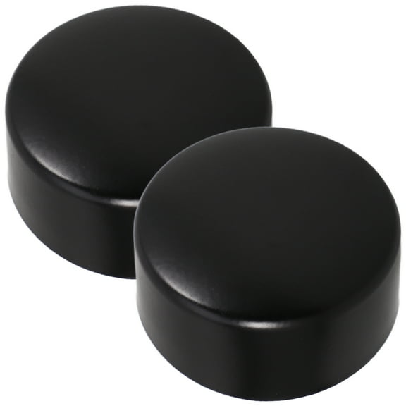 FRCOLOR 2pcs Stainless Steel Handrail End Caps Protective Cover Round Accessories for Stair Railing Column Chain Link Fence Post