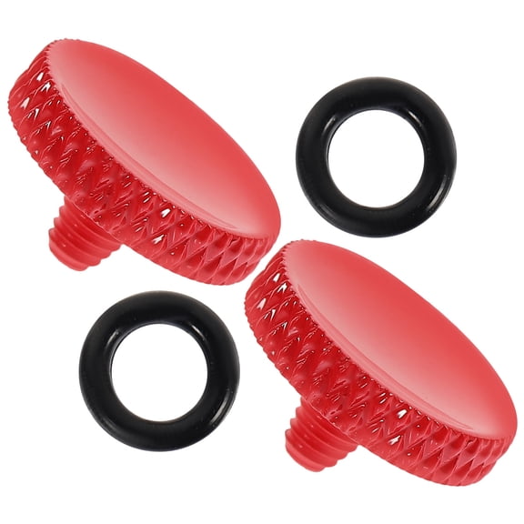 FRCOLOR 2 Pcs Replacement Camera Shutter Button Aluminum Alloy Release Part Red