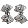 thumbnail image 1 of FRCOLOR  2 Pcs Rhinestones Shoes Accessory for Sneakers Bow Flower Man Bride, 1 of 8