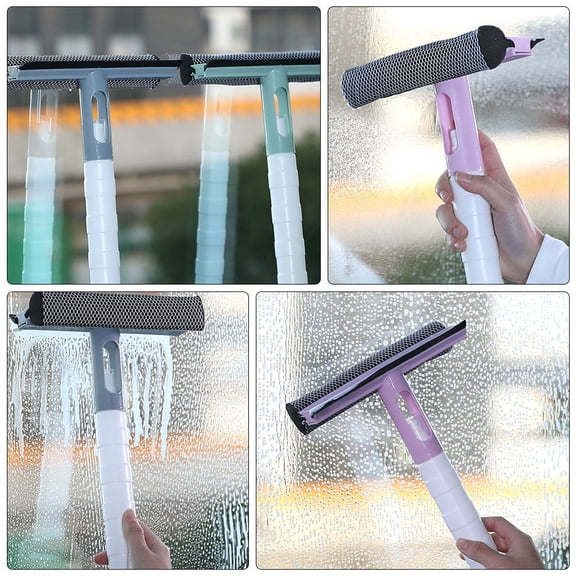 LABSERRON Multi Purpose Squeegee For Window 2Pcs Plastic Home Cleaning
