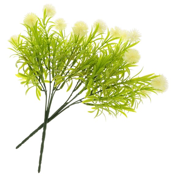 FRCOLOR 2 Pcs Simulated Dandelion Decoration Floral Home Bridesmaid White