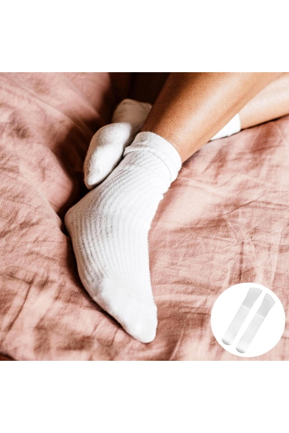 FRCOLOR 2 Pcs Sock Fixing Mannequin Foot Display Socks Styling Plate