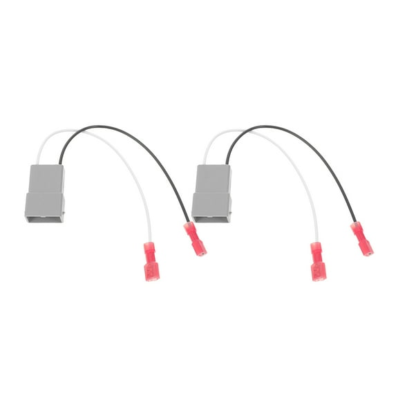 FRCOLOR 2 Pcs Speaker Wiring Harness 18.00X2.40X1.20CM Grey