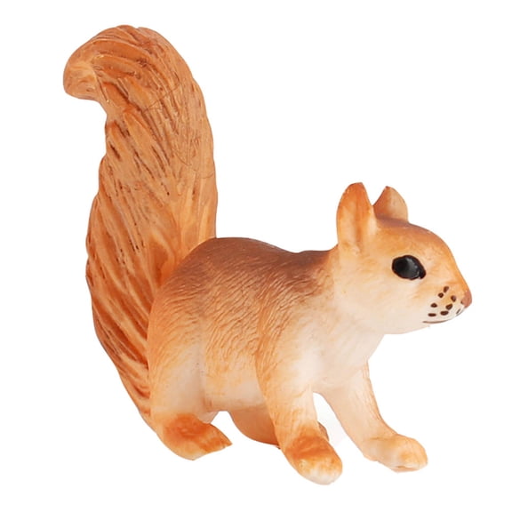 HORIALENCE Squirrel Models Assorted Color 2Pcs 1.9x1.8in