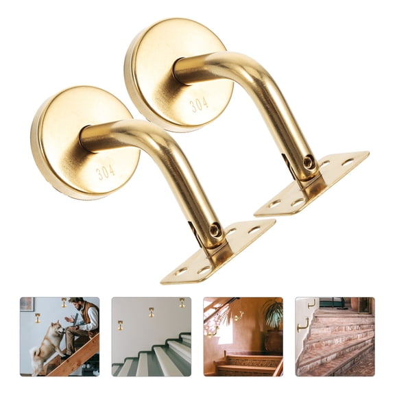 FRCOLOR 2 Pcs Staircase Handrail Bracket Convenient Holder