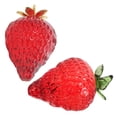 thumbnail image 1 of FRCOLOR  2 Pcs Strawberry Fruit Ornaments Strawberries Decoration Home Office, 1 of 8