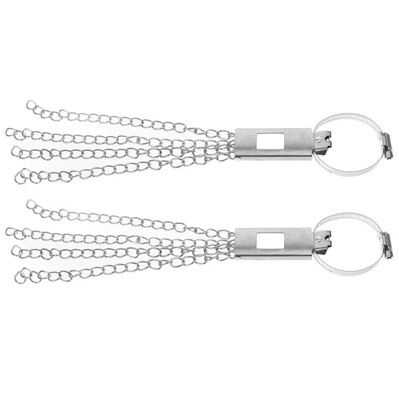 FRCOLOR 2 Pcs Stripe Anti-static Belt 30.00X3.00X2.00CM Silver