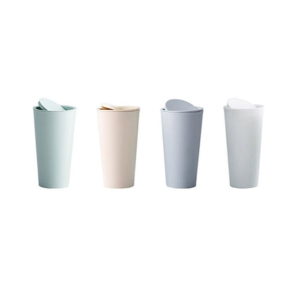 FRCOLOR  2 Pcs Trash Bin for Car Gabage Can Garbage Multifunctional White