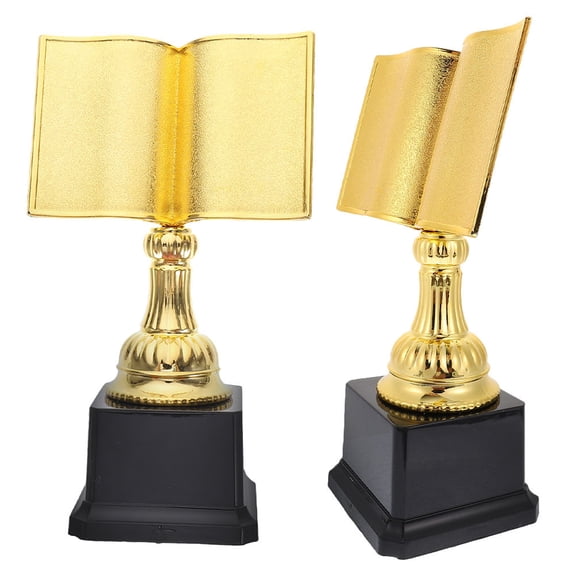FRCOLOR 2 Pcs Trophies for Adults Participation Trophy Child Student Golden