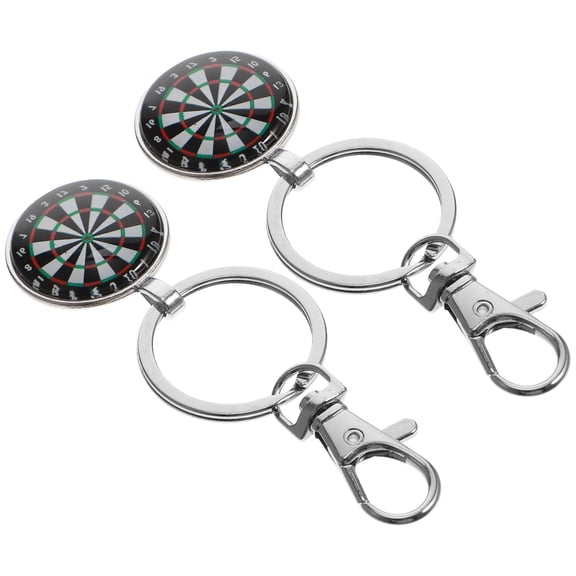 FRCOLOR 2 Pcs Vintage Pendant Creative Keychains Fade-resistant Nurse Man