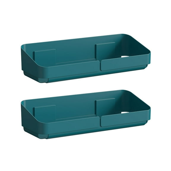 WRISTBIQUE Floating Shelves Plastic 2Pcs 12.4X4.9In Bathroom Shelf