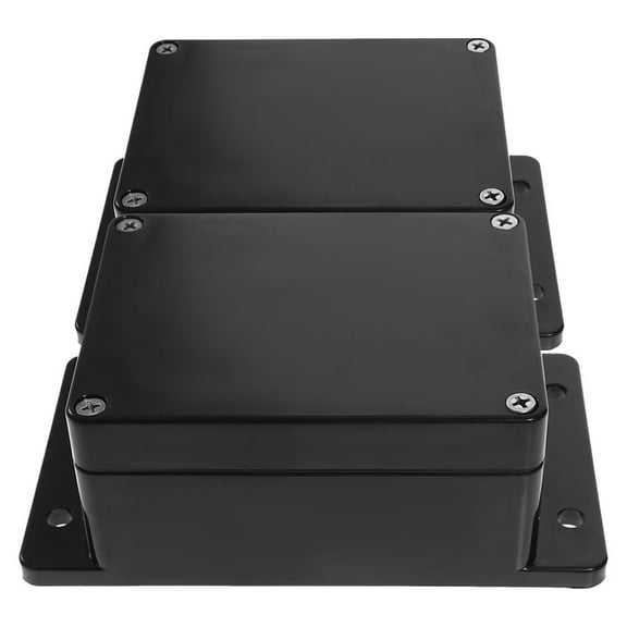 FRCOLOR 2pcs Waterproof Electrical Junction Box Outdoor Enclosure Project Case Universal Box with Fixed Ear