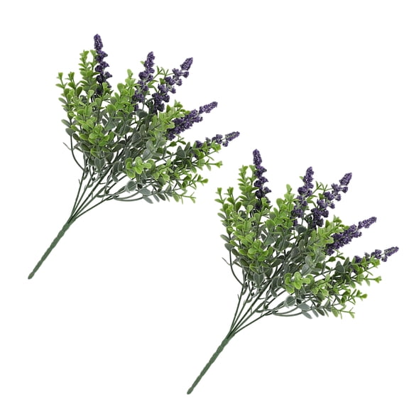 FRCOLOR 2 Pcs Windowsill Flower Decor Long-lasting Lavender Flowers