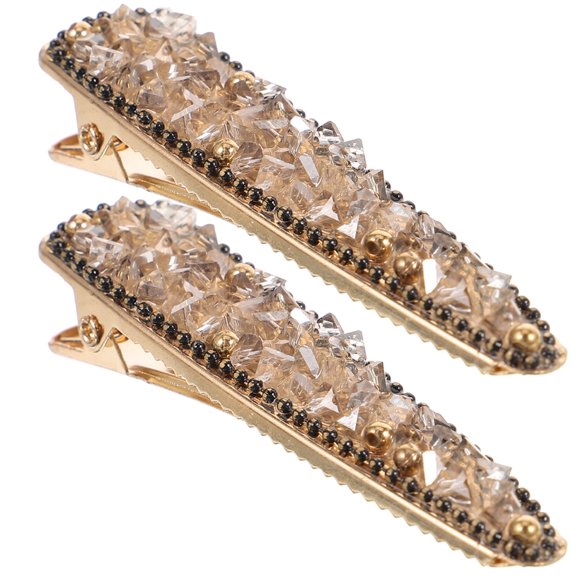 FRCOLOR 2 Pcs Womens Hair Clips Metal Hairpin Wedding Hairstyles Bride
