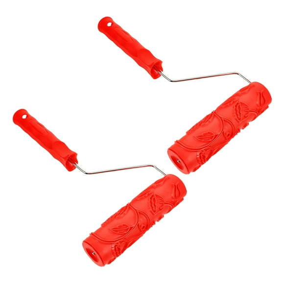 FRCOLOR 2 Pcs for Painting Texture Paint Roller 29.00X17.80X4.50CM Red