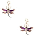 thumbnail image 1 of FRCOLOR  2 Pieces Badge Holder Dragonfly Keychain Daily Use, 1 of 8