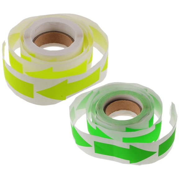 FRCOLOR 2 Rolls Arrow Stickers Indicator Stickers Sealing Label Stickers Adhesive Arrow Labels Stickers