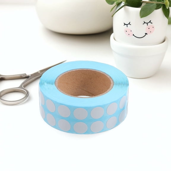 FRCOLOR 2 Rolls Logo Sticker 1.10X1.00X0.01CM White