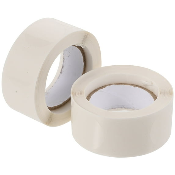 FRCOLOR 1000Pcs Adhesive Clear Round Sticker Label for Sealing Candy Bags and Party Favors
