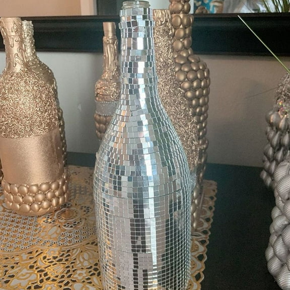 FRCOLOR  2 Rolls Wall Decorative Self-adhesive Tile Stickers Mirror Mosaic Decals