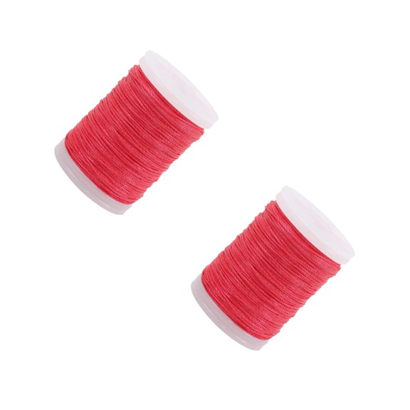 FRCOLOR 2 Rolls of Portable Archery Bowstring Serving Thread Professional Bowstring Protector