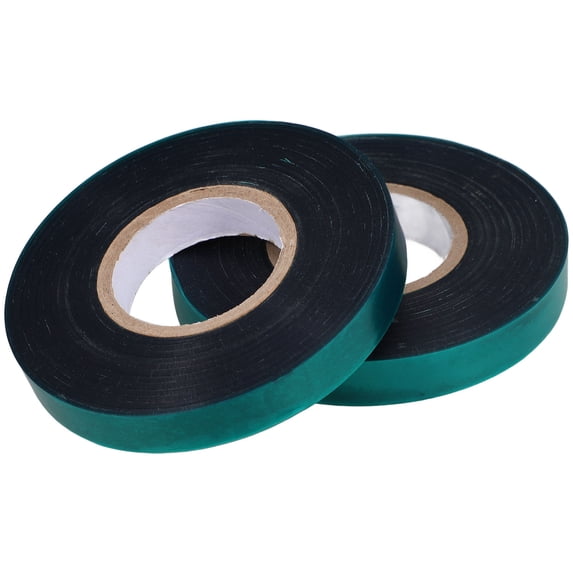 WASHWEPE Plant Ribbon Tapes Green PVC for Trees 2 Rolls 1768.50X0.47X0.04in