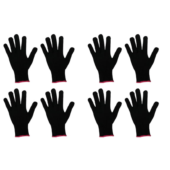 CIMAXIC  2 Sets Heat Resistant Gloves for Women Men Hair Styling Curling Iron Protection