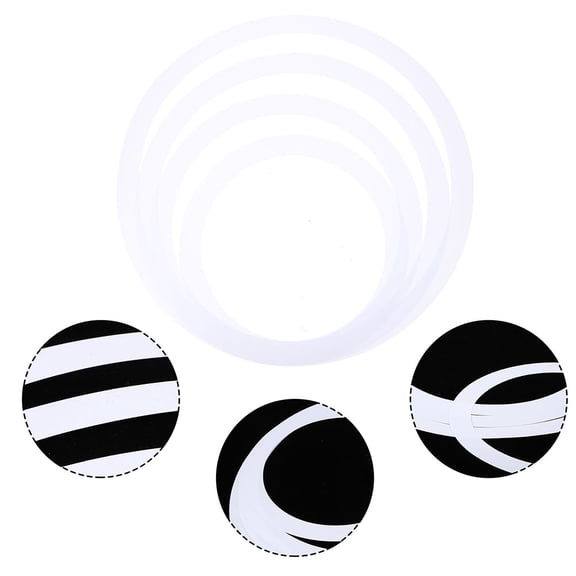 FRCOLOR 2 Sets Drum Kit Accessories for 40.50X40.50X0.10CM White