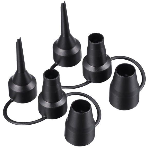 FRCOLOR 2 Sets Pump Head Nozzle Replacement Nozzles for Electric Air Pump Black for Everyday Use