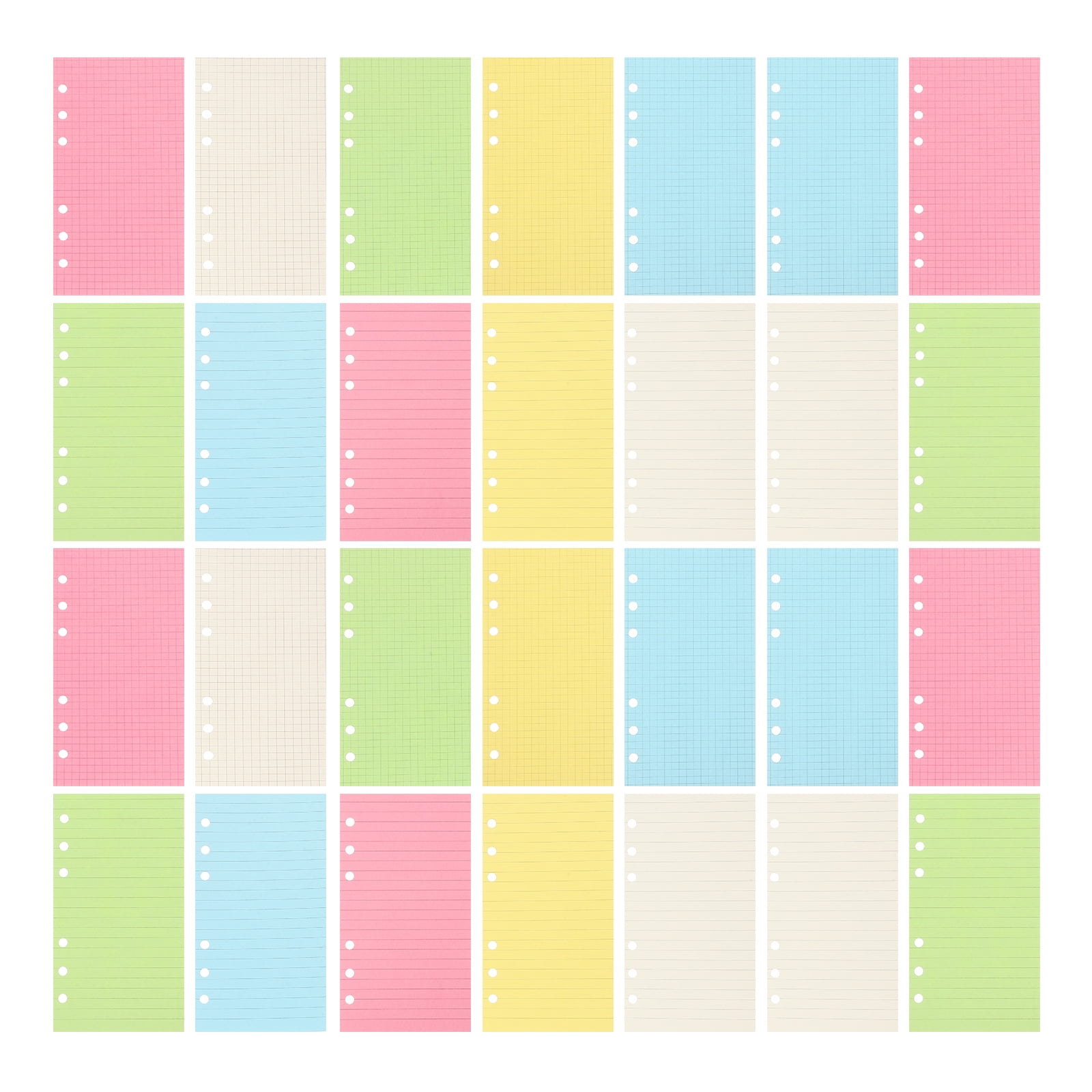FRCOLOR  2 Sets Notebook Paper Loose Leaf Graph College Ruled Issue Work Office