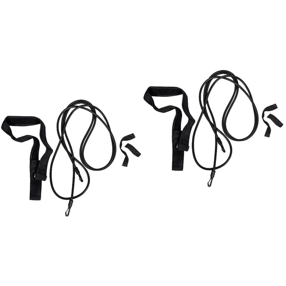 TAILTOSS 2Sets Black Swim Resistance Band Kit for Swimming