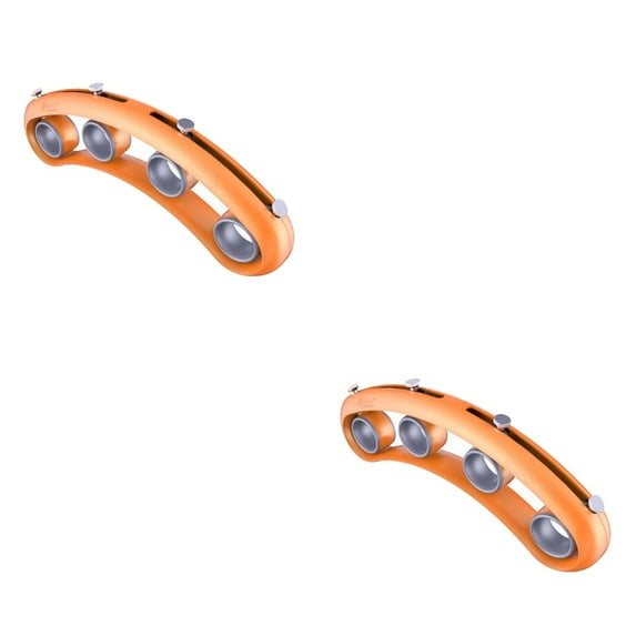 FRCOLOR 2 pcs Musical Instrument Finger Expander Plastic Finger Expansion Trainer (Orange)