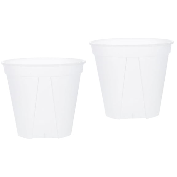 FRCOLOR 2 pcs Plastic Root Control Pot Rounded Flower Pots Practical Home Planting Pot