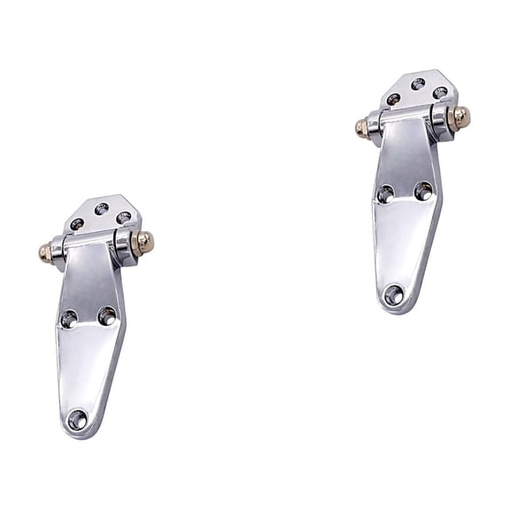 FRCOLOR 2 pcs T-type Hinge Steel Hinge Industrial Box Automation Equipment Hinge for Electrical Cabinet(Silver)