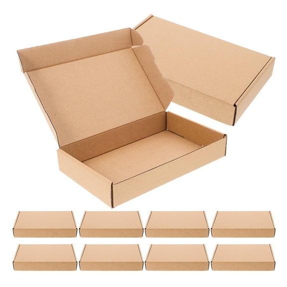 WASHWEPE Small Moving Boxes Light Brown 20Pcs 5.9X3.9X1.6In