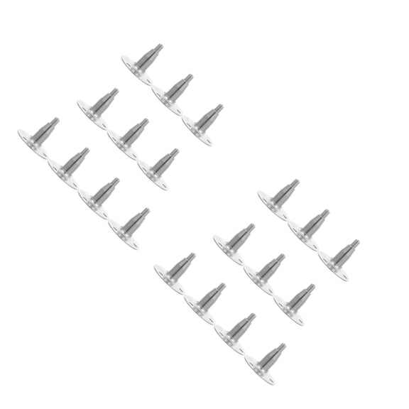 FRCOLOR 20 PCS  Wire Rope Clip Lighting Hanger Ceiling Sign Hook Heavy Duty Cable Fastener Board Display Sign Hanger Hook Hanging Disc for 1-2mm Wire Rope (Wire Rope Not Included)