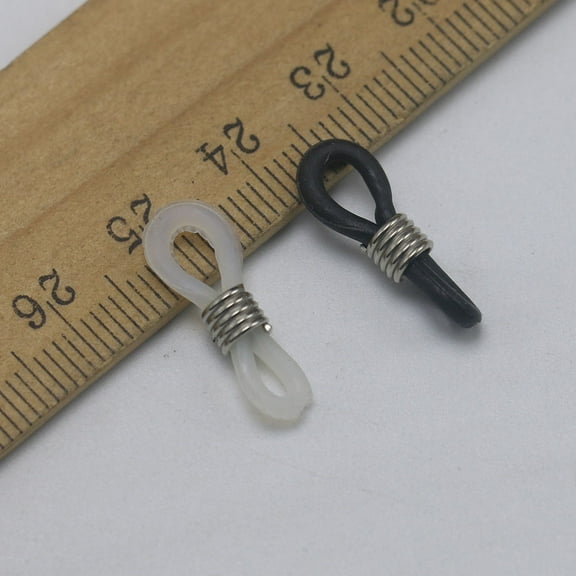 FRCOLOR 20 Pcs Anti-slip Glasses Rings Easy to Install Accessory White Chain