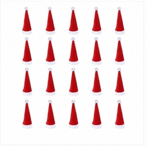 LABSERRON Red Christmas Cutlery Bag for Fork Spoon Pocket Festive Table Decoration
