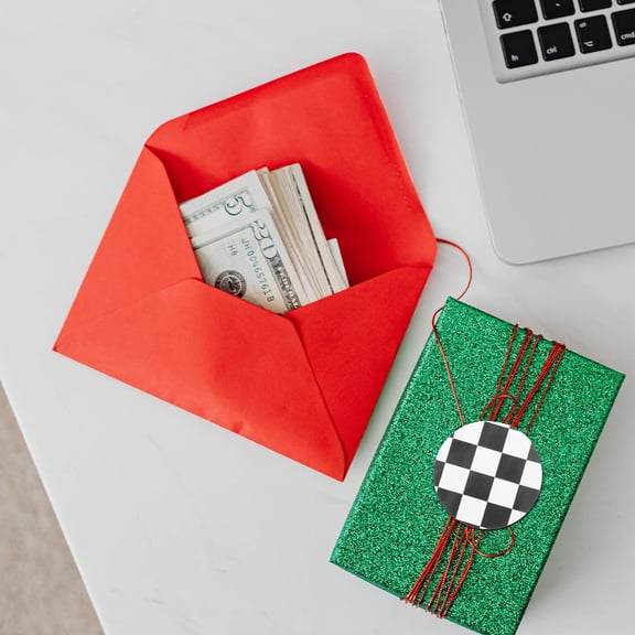 FRCOLOR 20 Pcs Candy Bag Sticker Decoration 3.50X3.50X0.10CM