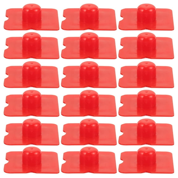 KAKOWELY Caulking Finishing Tool Kit Caulking Scrapers Plastic Red 20Pcs