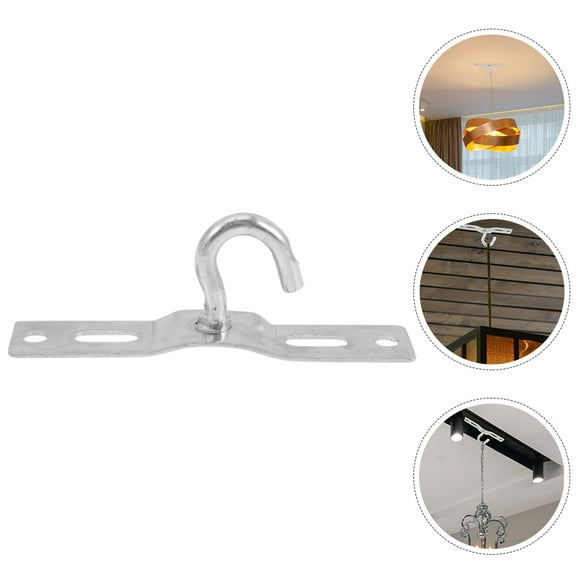 FRCOLOR  20 Pcs Chandelier Hanging Board Mounting Ceiling Hook Silver